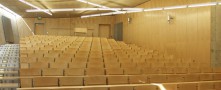 Wandverkleidung mit Akustikbohrung
